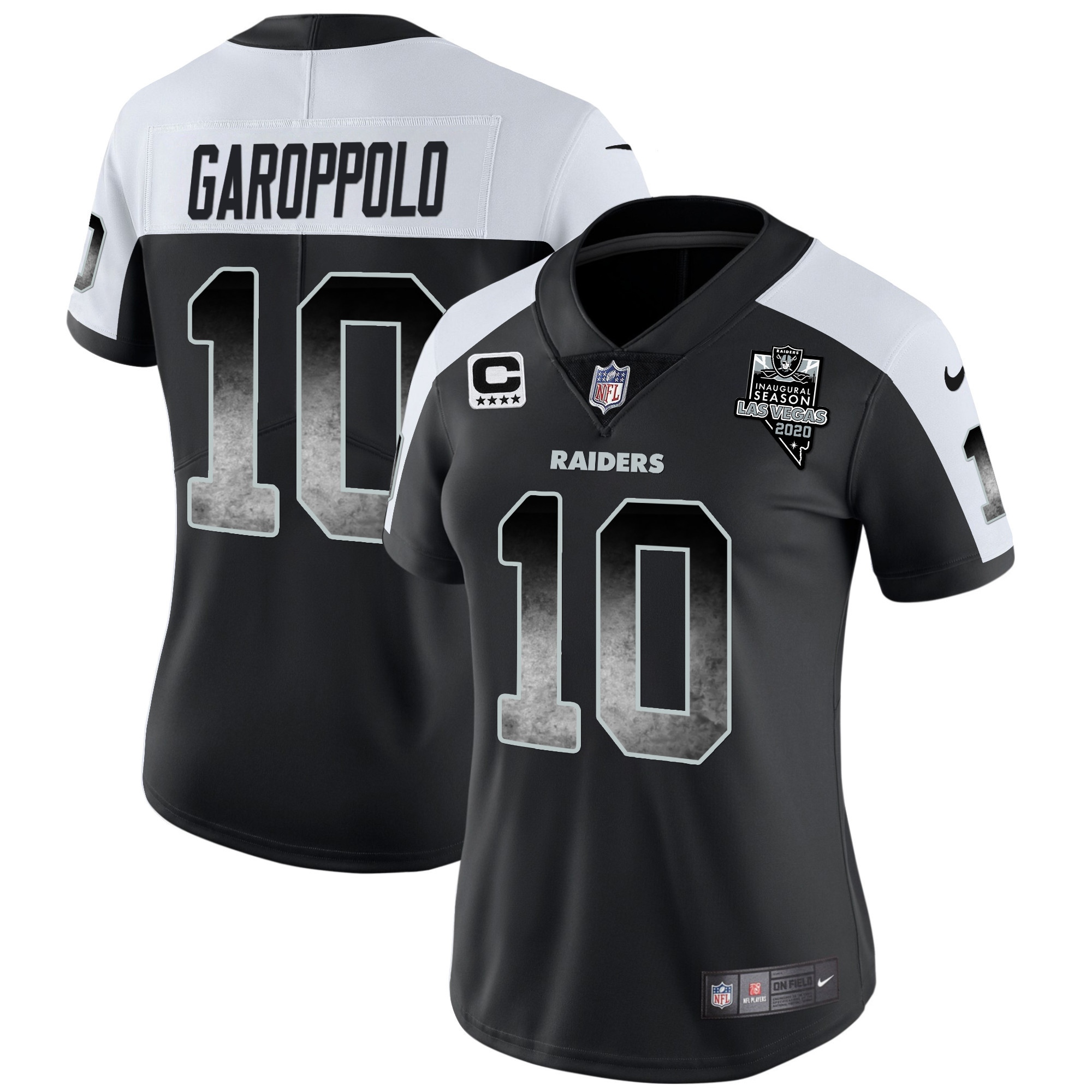 Jimmy Garoppolo Women's Las Vegas Raiders Arch Smoke Vapor Alternate Jersey - All Stitched 