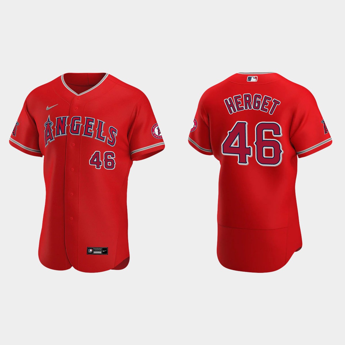 Jimmy Herget Los Angeles Angels Jersey - Red