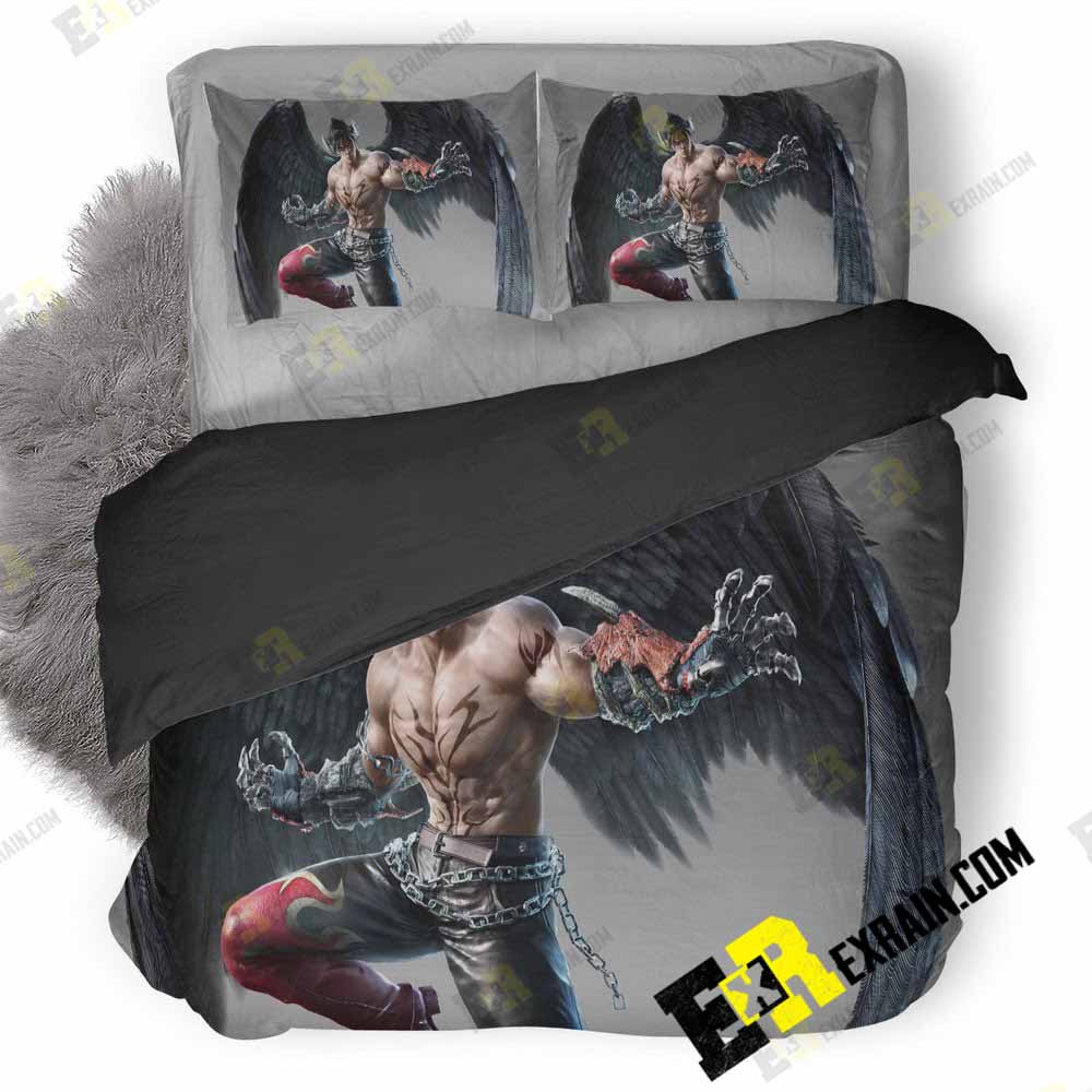 Jin Kazama Tekken 98 3D Customized Duvet Cover Bedding Set