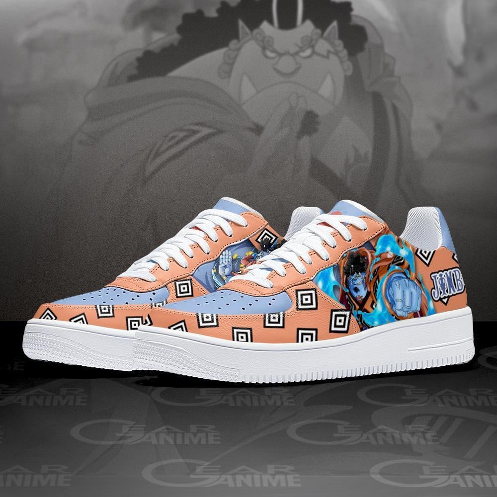 Jinbei Air Sneakers Custom Anime One Piece Shoes  For Fan