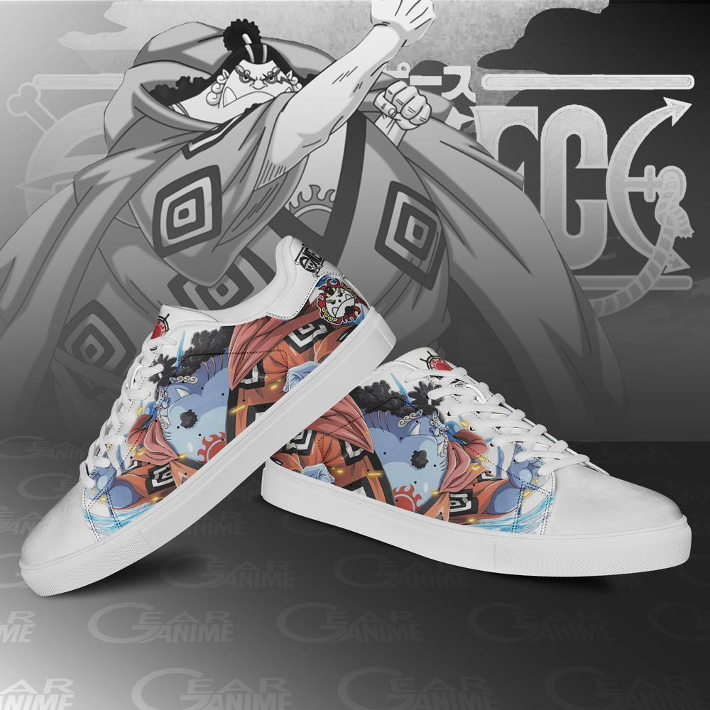 Jinbei Skate Shoes One Piece Custom Anime Shoes