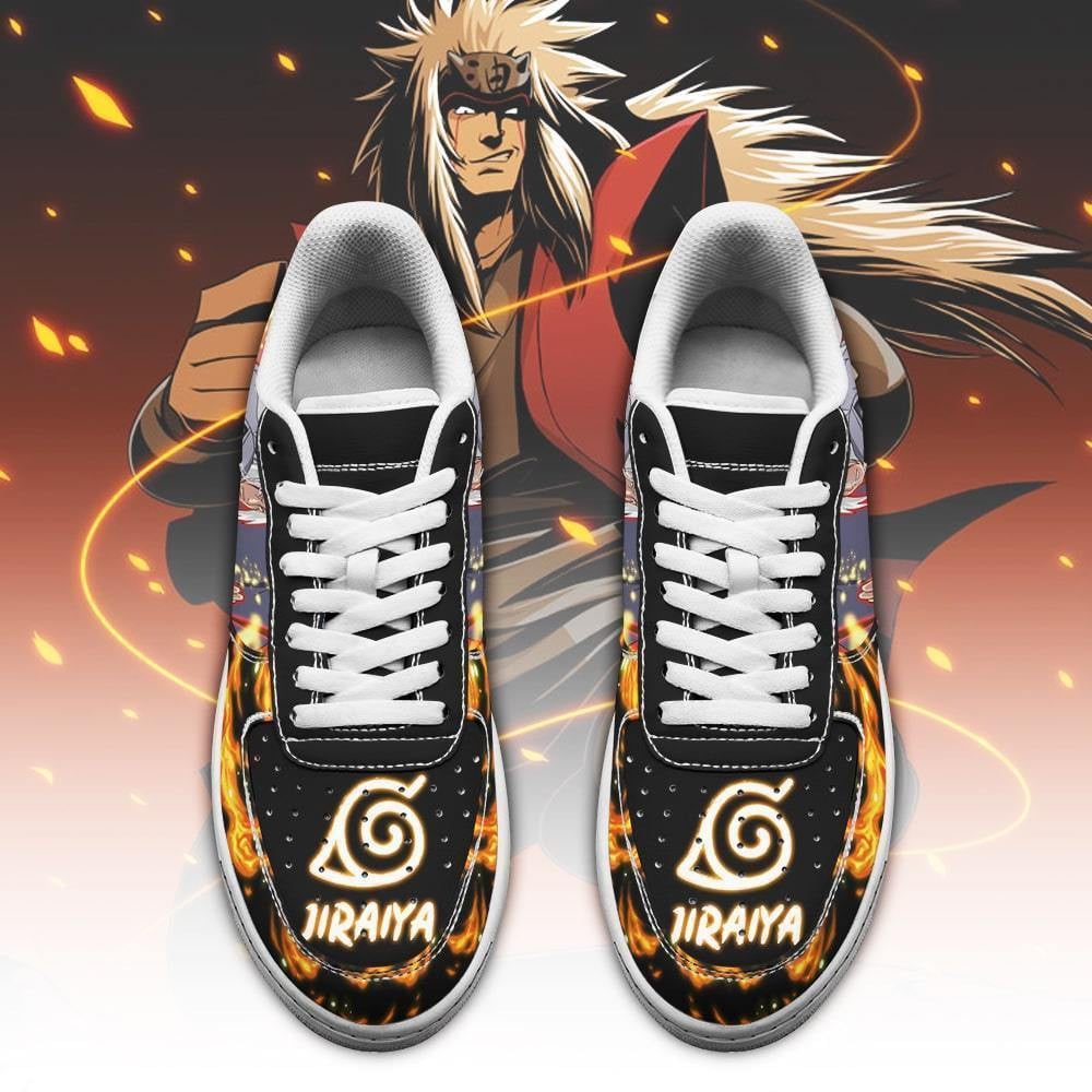 Jiraiya Air Sneakers Custom Skill Power NRT Anime Shoes