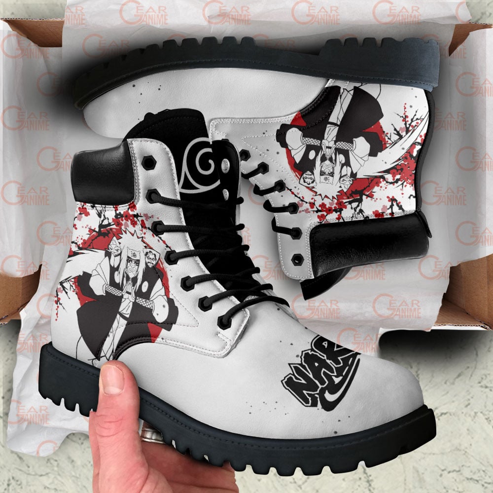 Jiraiya Boots Anime Custom Shoes Japan Style