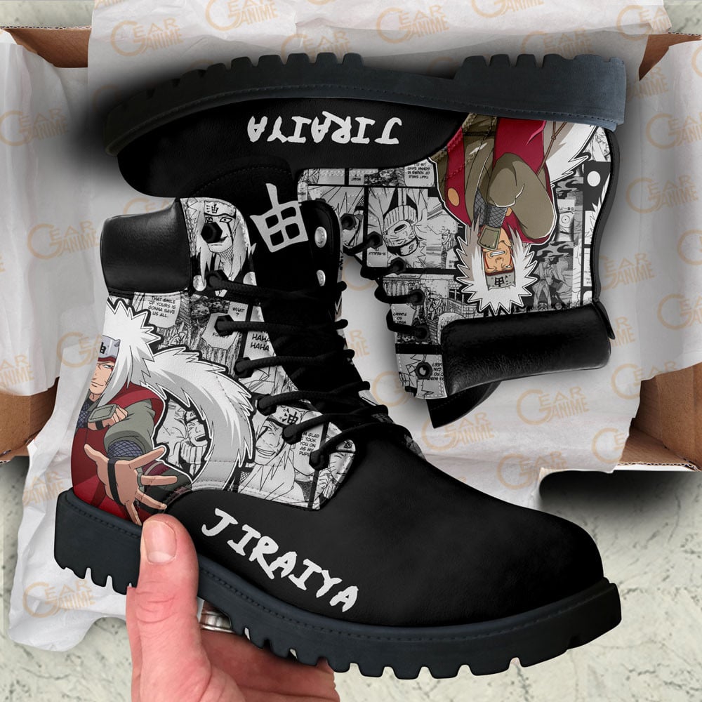 Jiraiya Boots Manga Anime Custom Shoes
