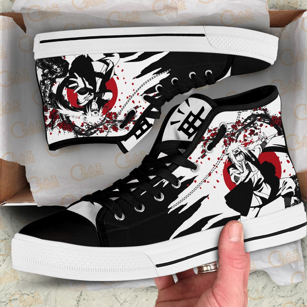 Jiraiya High Top Shoes Custom NRT Anime Sneakers Japan Style