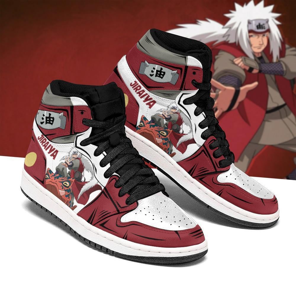 Jiraiya JD1s Sneakers Toad Sage Anime Shoes For Fan, Air Jordan Hightop