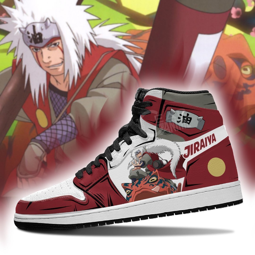 Jiraiya JD1s Sneakers Toad Sage Anime Shoes For Fan, Air Jordan Hightop