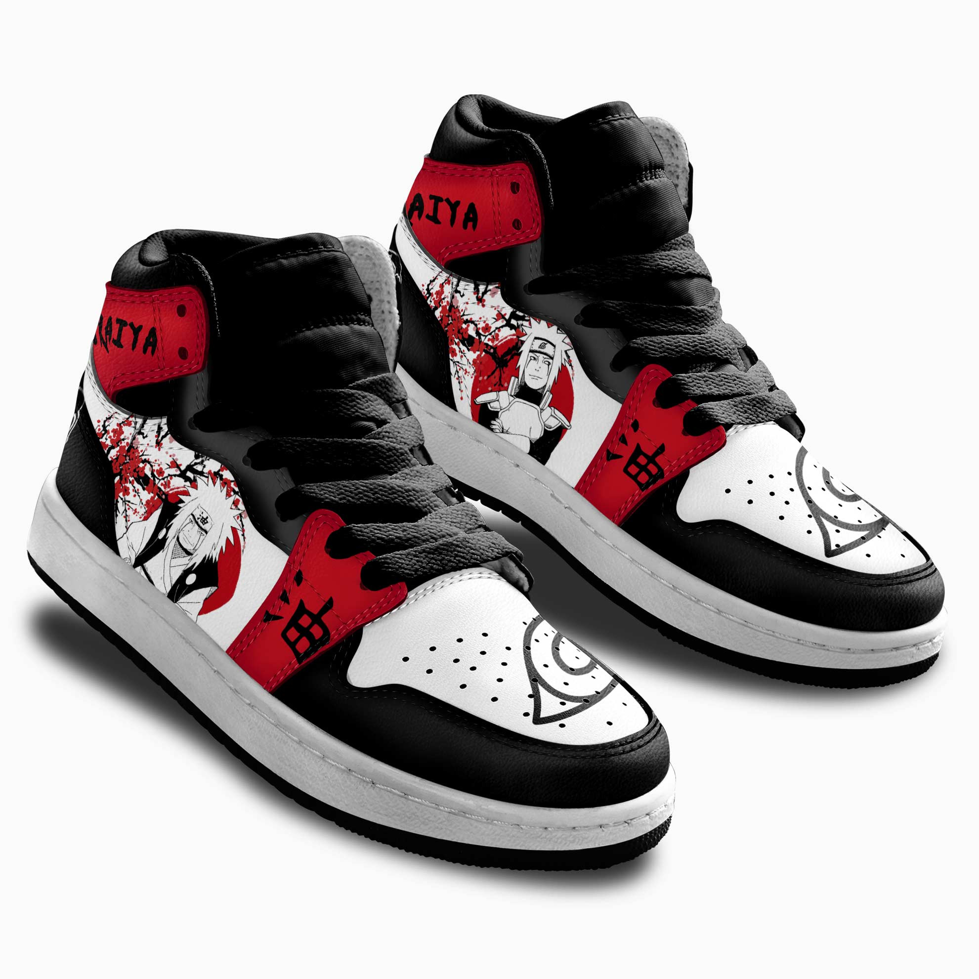 Jiraiya Kids Sneakers Custom Anime Shoes For Kids Japan Style