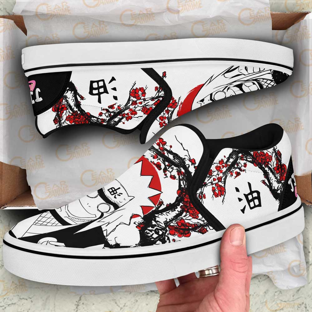 Jiraiya Pervy Slip-On Shoes Canvas Custom Japan Blossom Anime Shoes