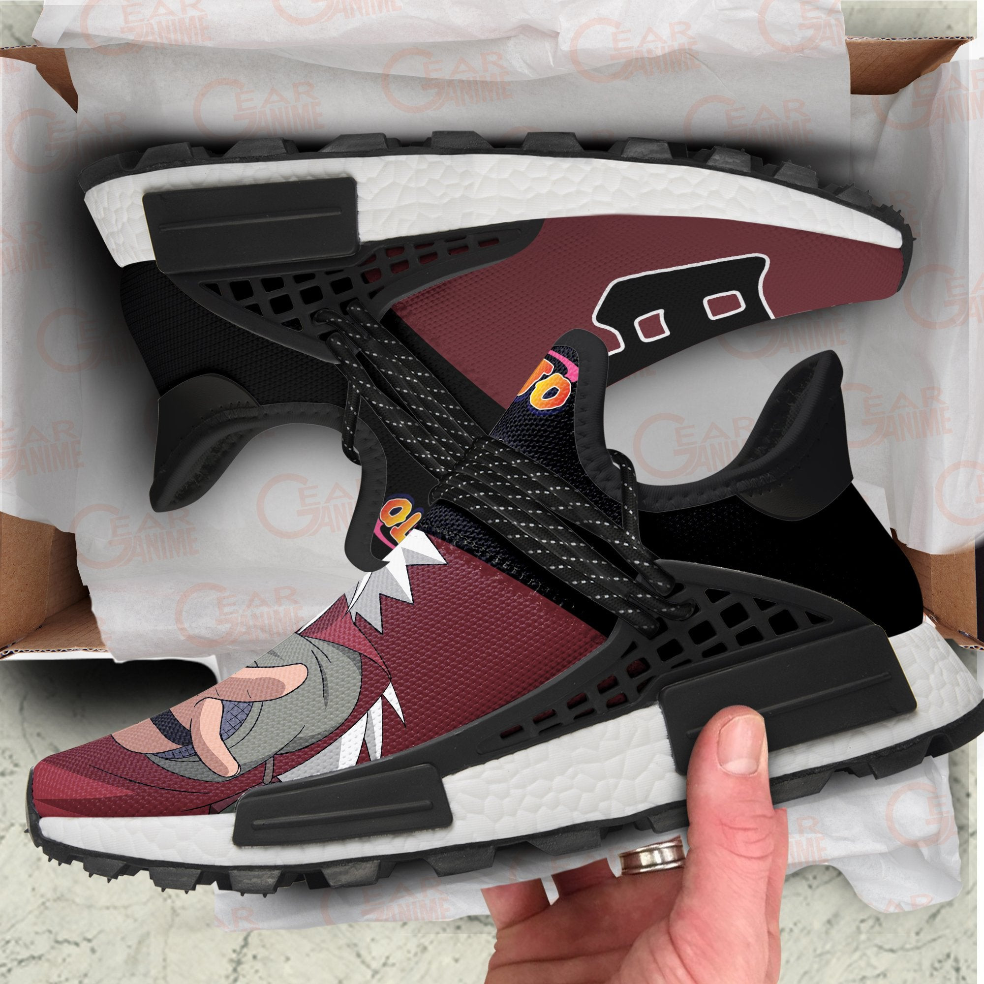 Jiraiya Shoes Ninjutsu Anime Sneakers, NMD Shoes