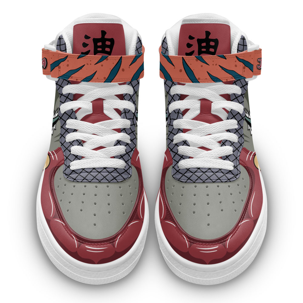 Jiraiya Skills Sneakers Air Mid Custom NRT Anime Shoes