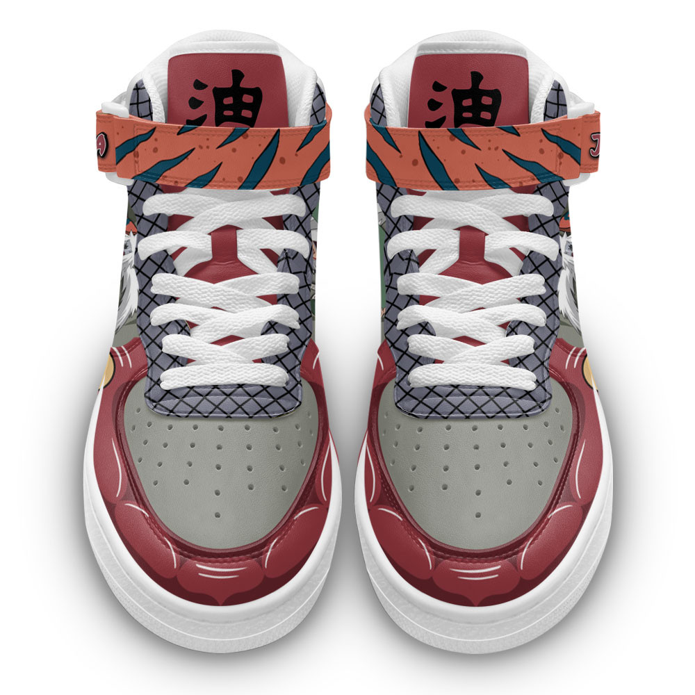 Jiraiya Sneakers Air Mid Custom NRT Anime Shoes