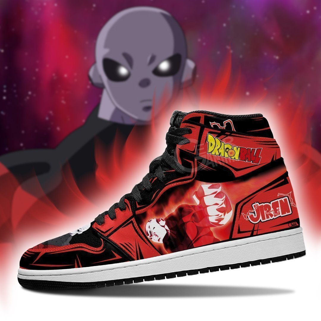 Jiren JD1s Sneakers Anime Dragon Ball Shoes, Air Jordan Hightop
