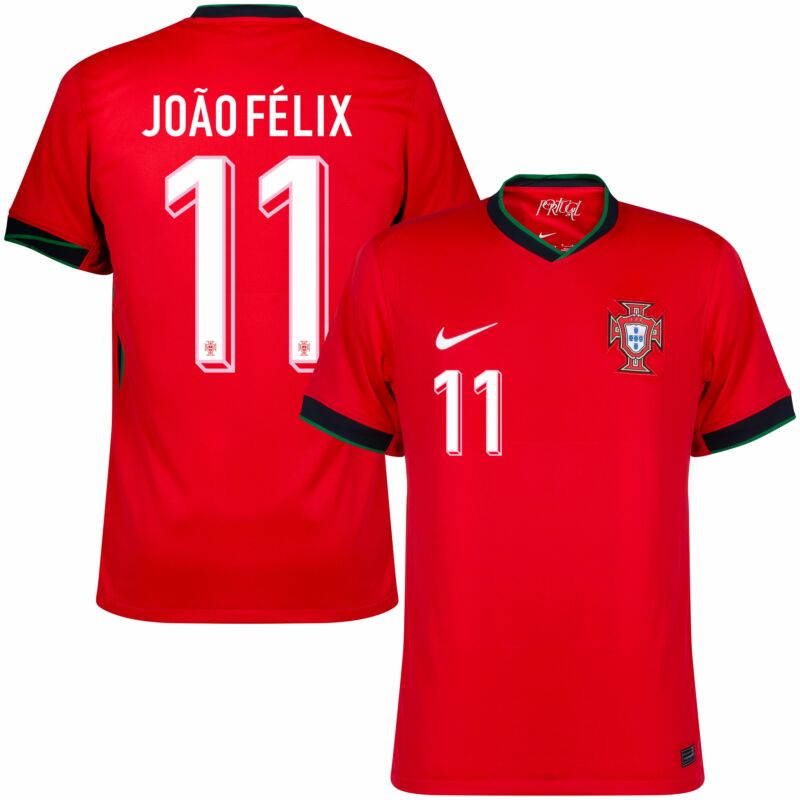 João Félix Men's Portugal 2024 Stadium Home Soccer Jersey