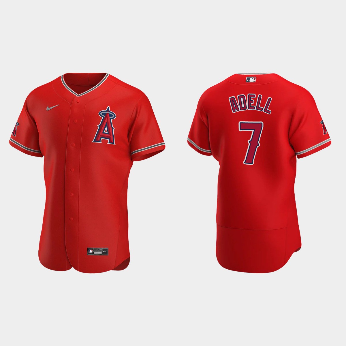 Jo Adell #7 Los Angeles Angels Jersey - Red