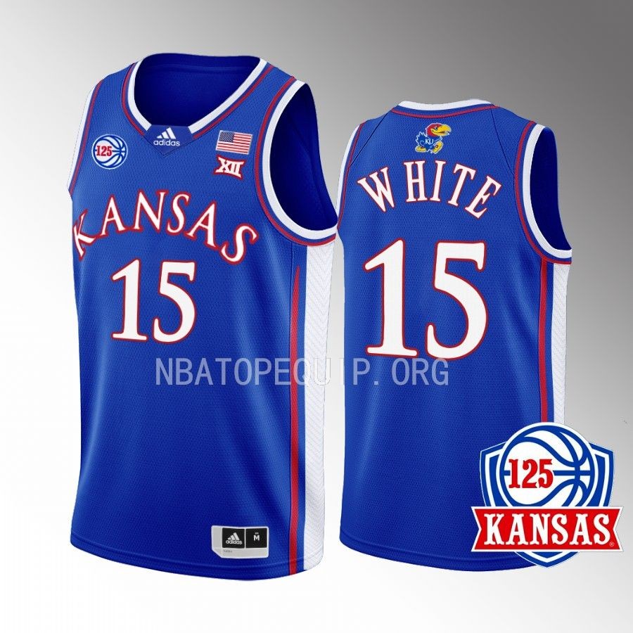 Jo Jo White Kansas Jayhawks Blue Jersey 2022-23 125th Anniversary Away
