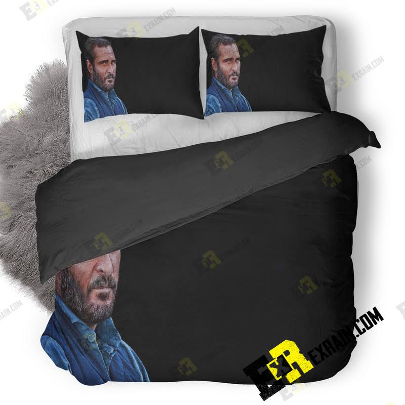 Joaquin Phoenix As Charlie Sisters In The Sisters Brothers Movie Poster Uj 3D Customized Duvet Cover Bedding Set