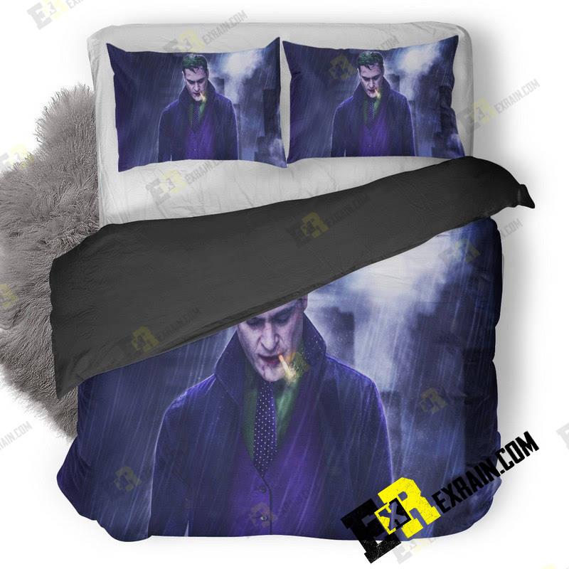 Joaquin Phoenix Joker Movie 5K B9 3D Customized Duvet Cover Bedding Set