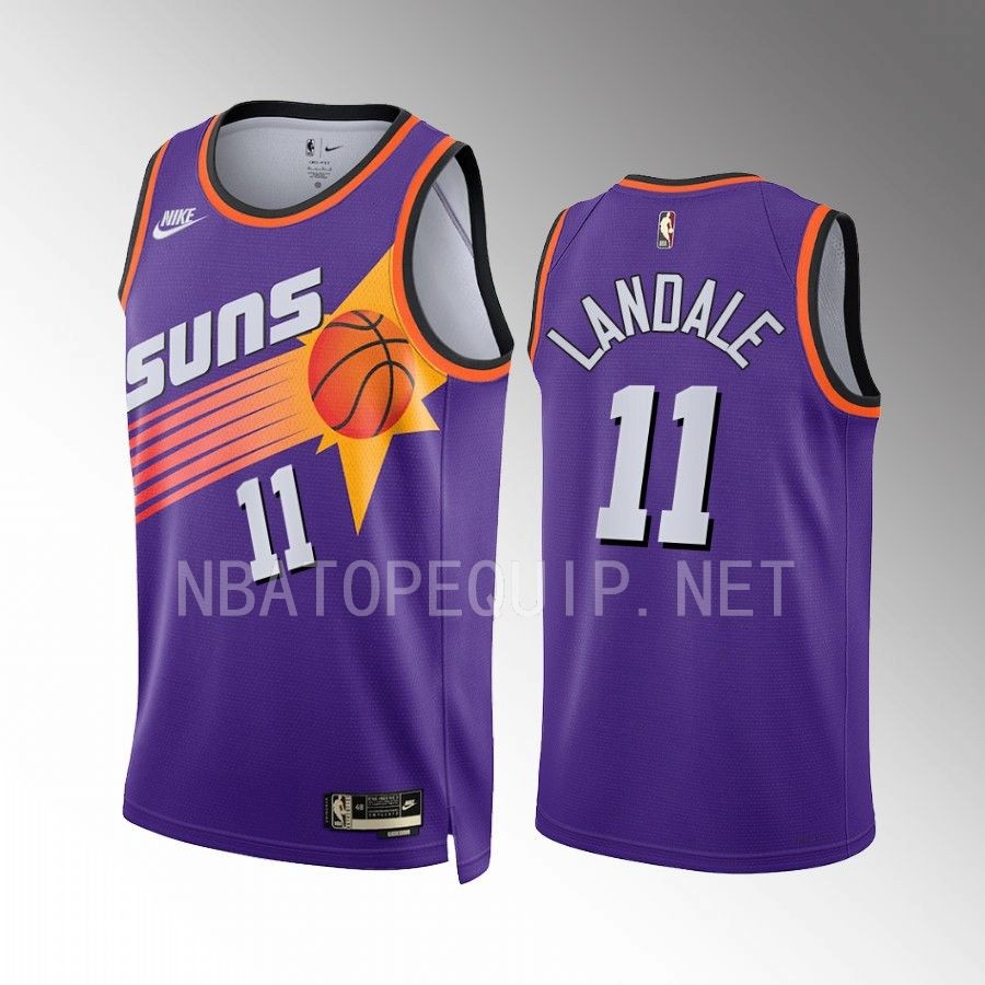 Jock Landale #11 Phoenix Suns 2022-23 Classic Edition Purple Jersey