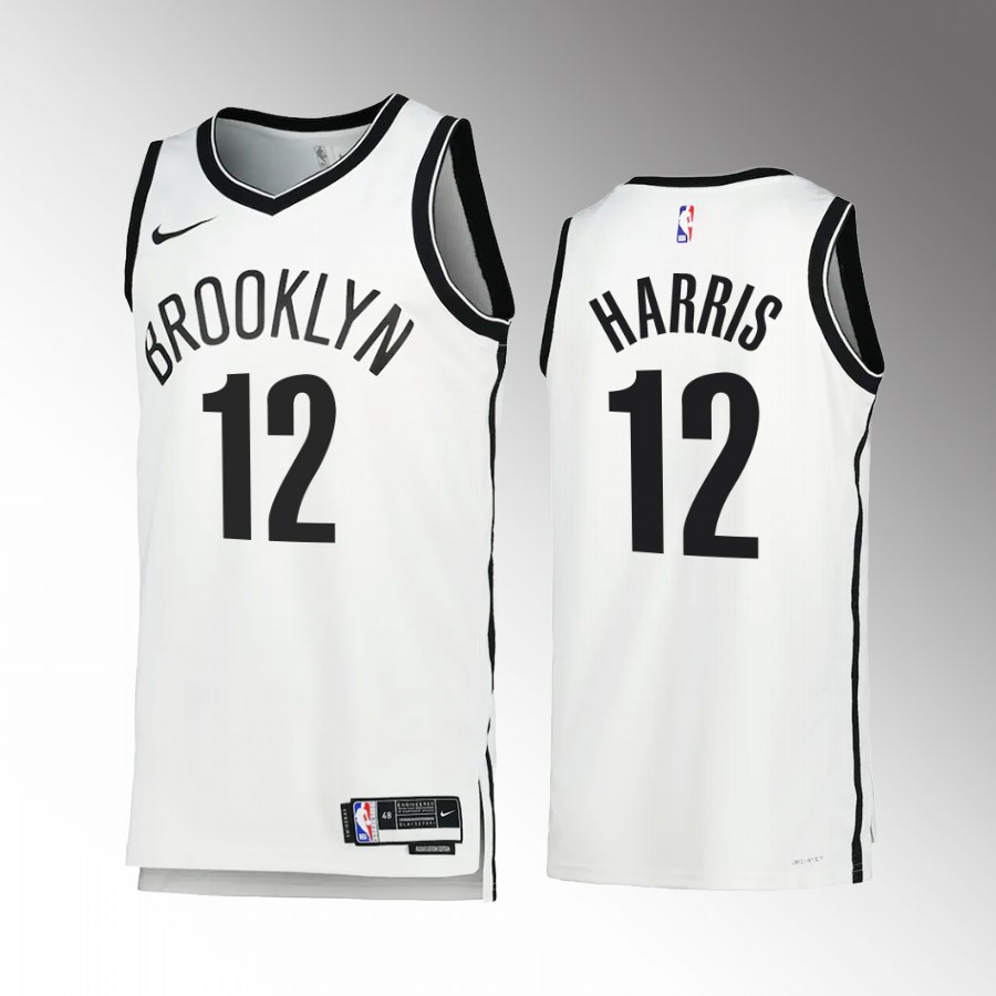 Joe Harris 2022-23 Brooklyn Nets White #12 Association Edition Jersey Swingman