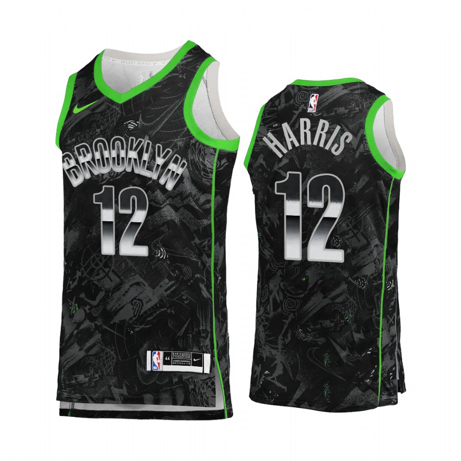 Joe Harris Brooklyn Nets Select Series Black Jersey Camo