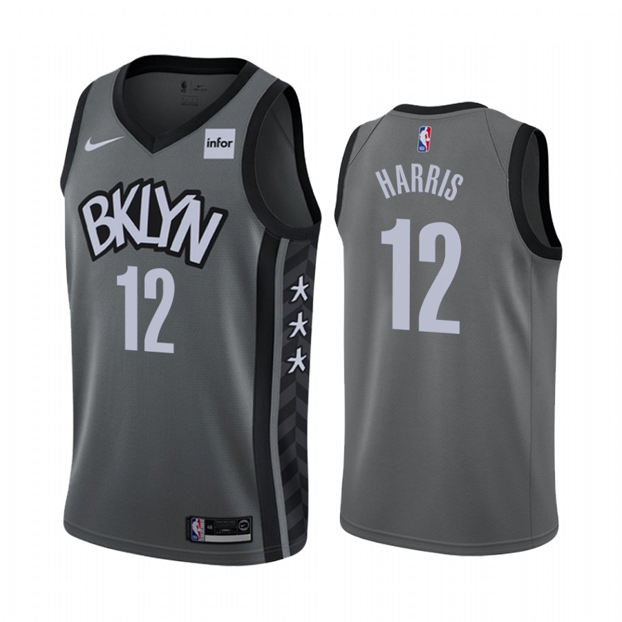Joe Harris Nets #12 Statement Jersey 2019-20 - Gray