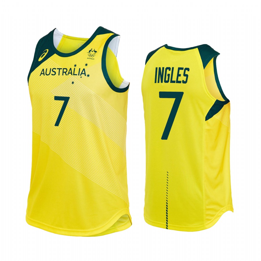Joe Ingles Australia #7 Gold 2021 Tokyo Olymipcs Limited Jersey