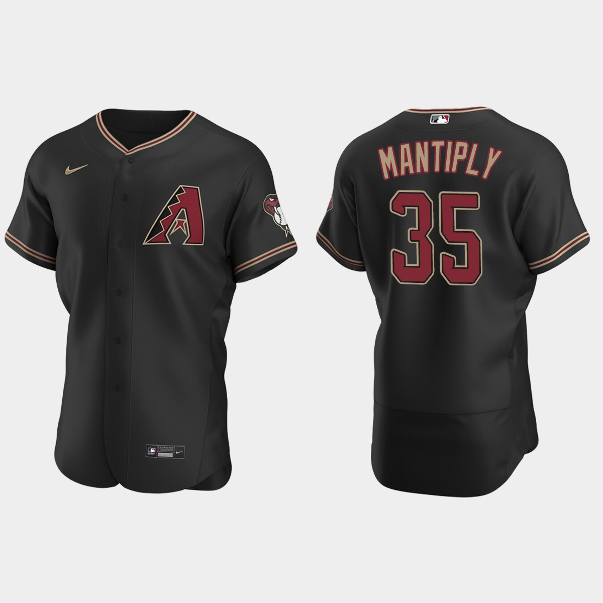 Joe Mantiply Arizona Diamondbacks Alternate Jersey - Black