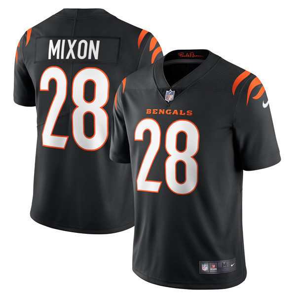 Joe Mixon Women's Cincinnati Bengals Player Vapor Limited Black Jersey - All Stitched 