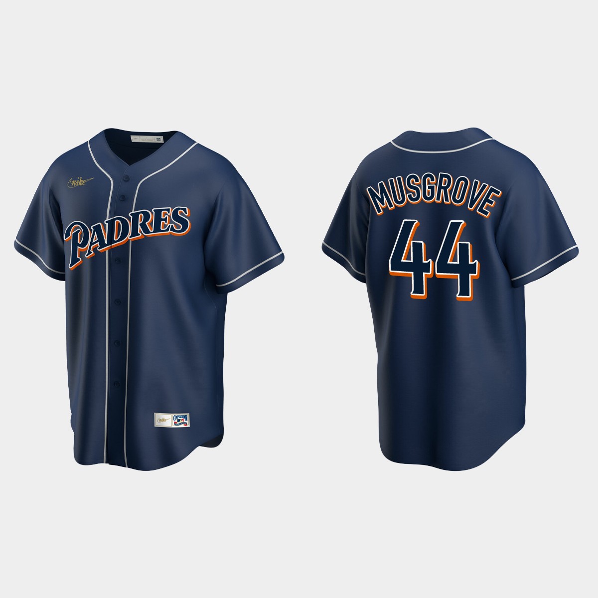 Joe Musgrove #44 San Diego Padres Cooperstown Collection Jersey - Navy