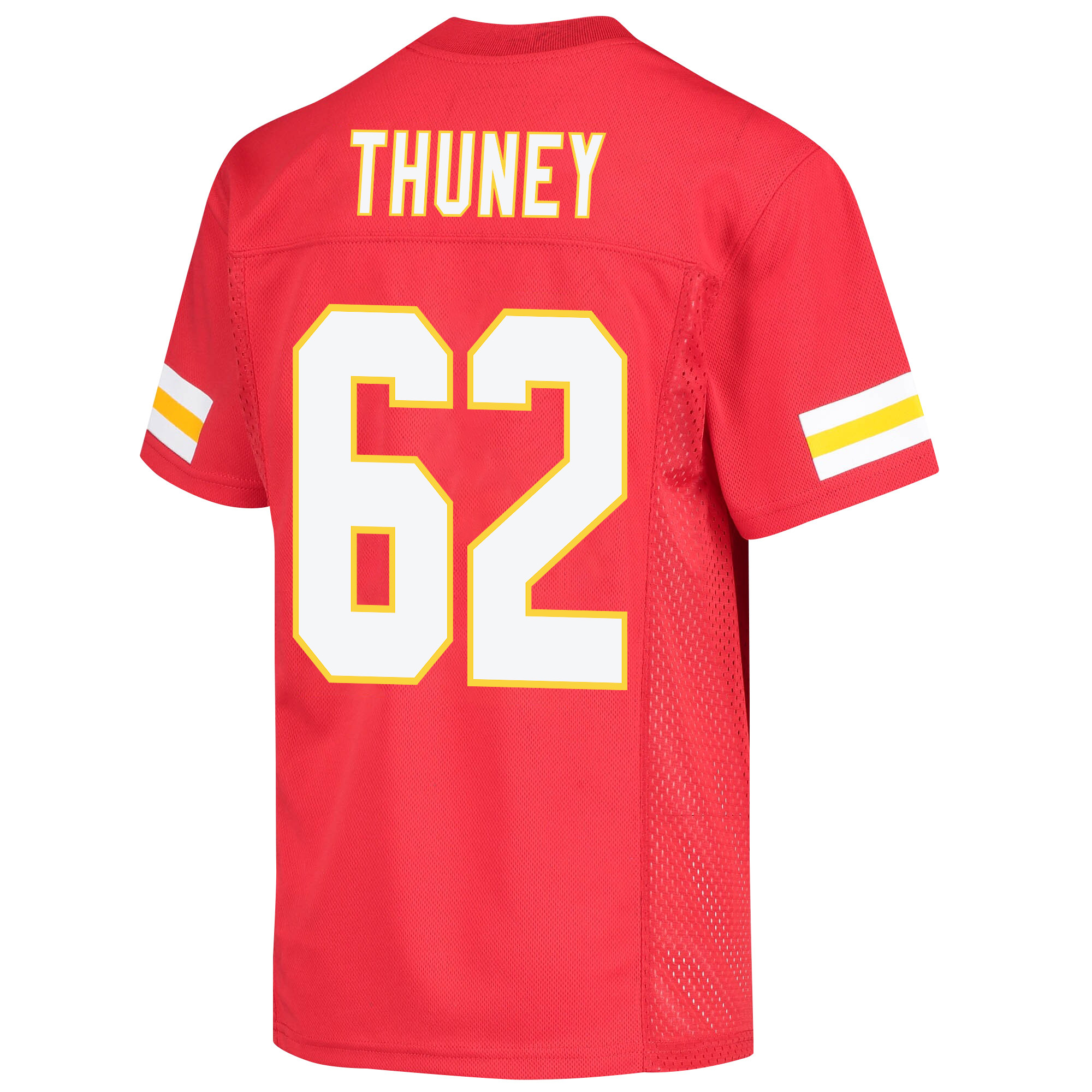 Joe Thuney 62 Kansas City Chiefs Super Bowl LVII Champions Youth Game Stitched Jersey – Red