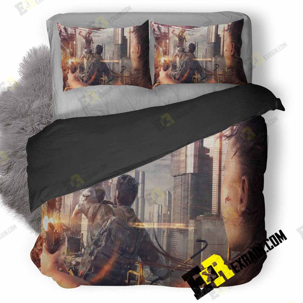 Joel The Last Of Us Game Hd 3D Customized Duvet Cover Bedding Set