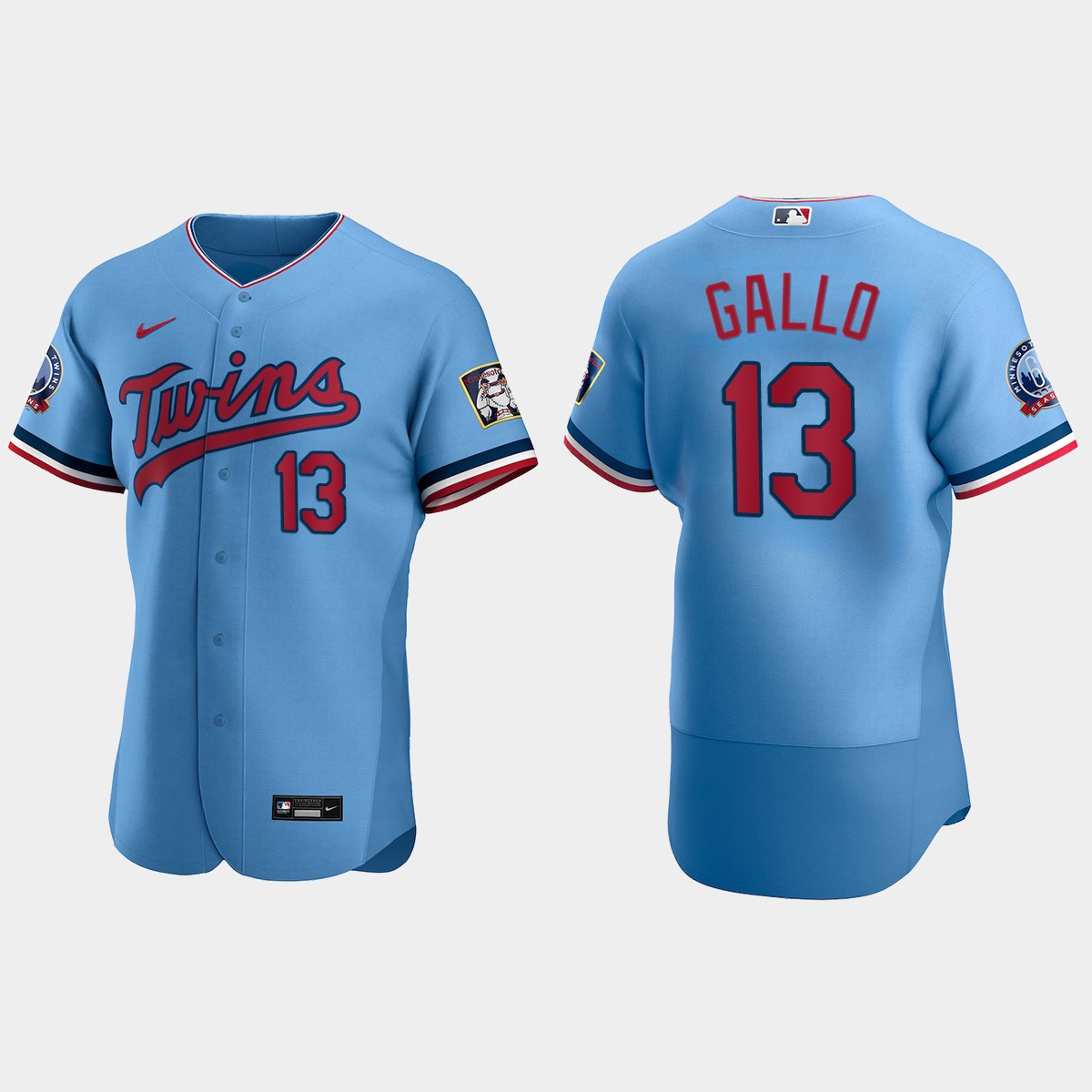 Joey Gallo Minnesota Twins Alternate Jersey - Light Blue