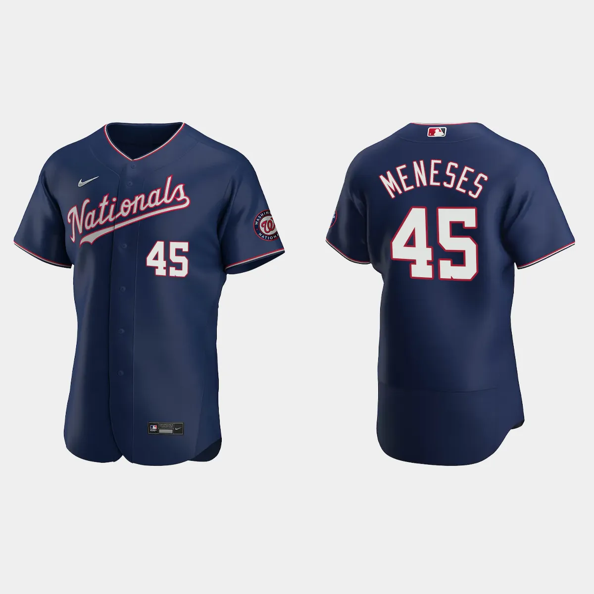 Joey Meneses Washington Nationals Alternate Jersey - Navy