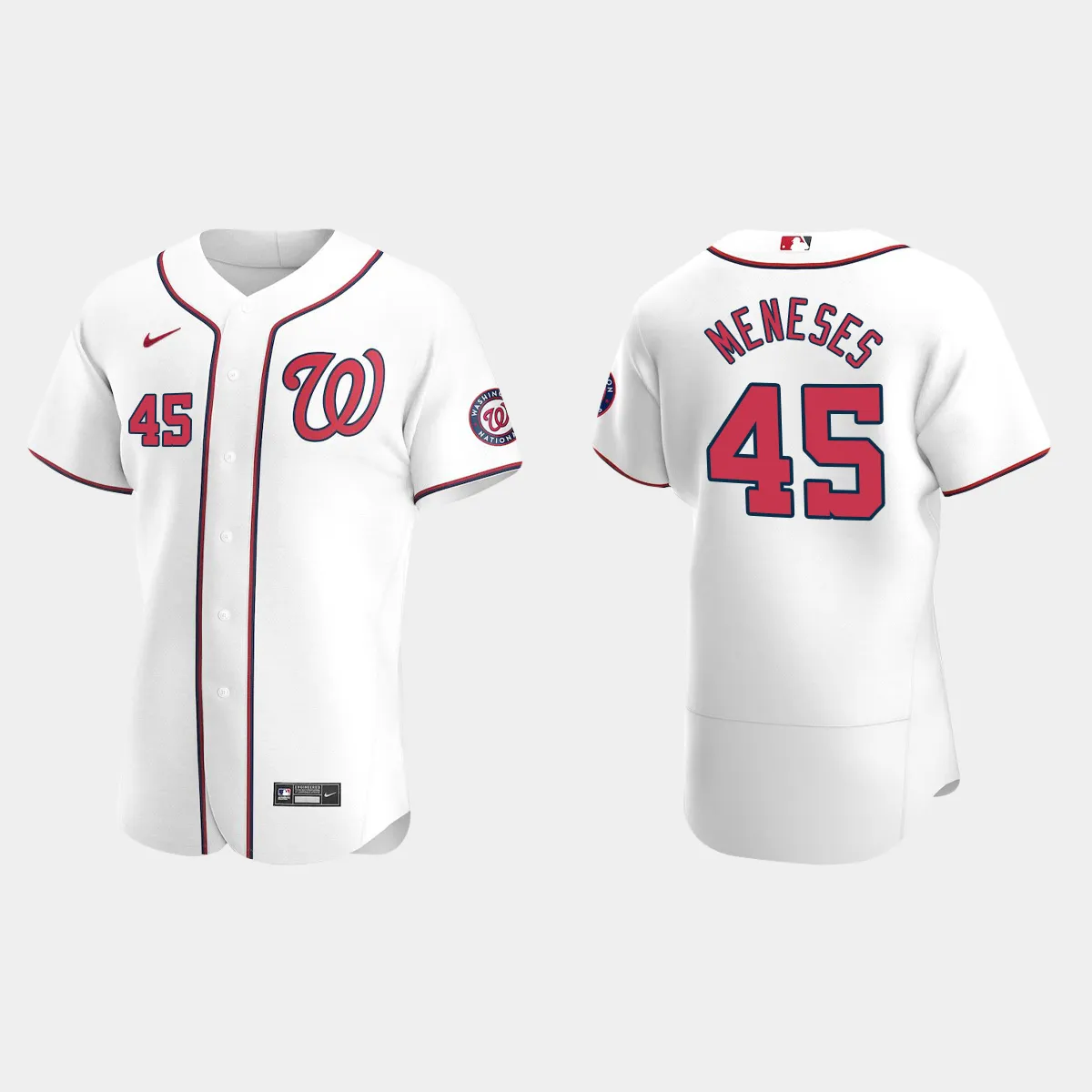 Joey Meneses Washington Nationals Home Jersey - White