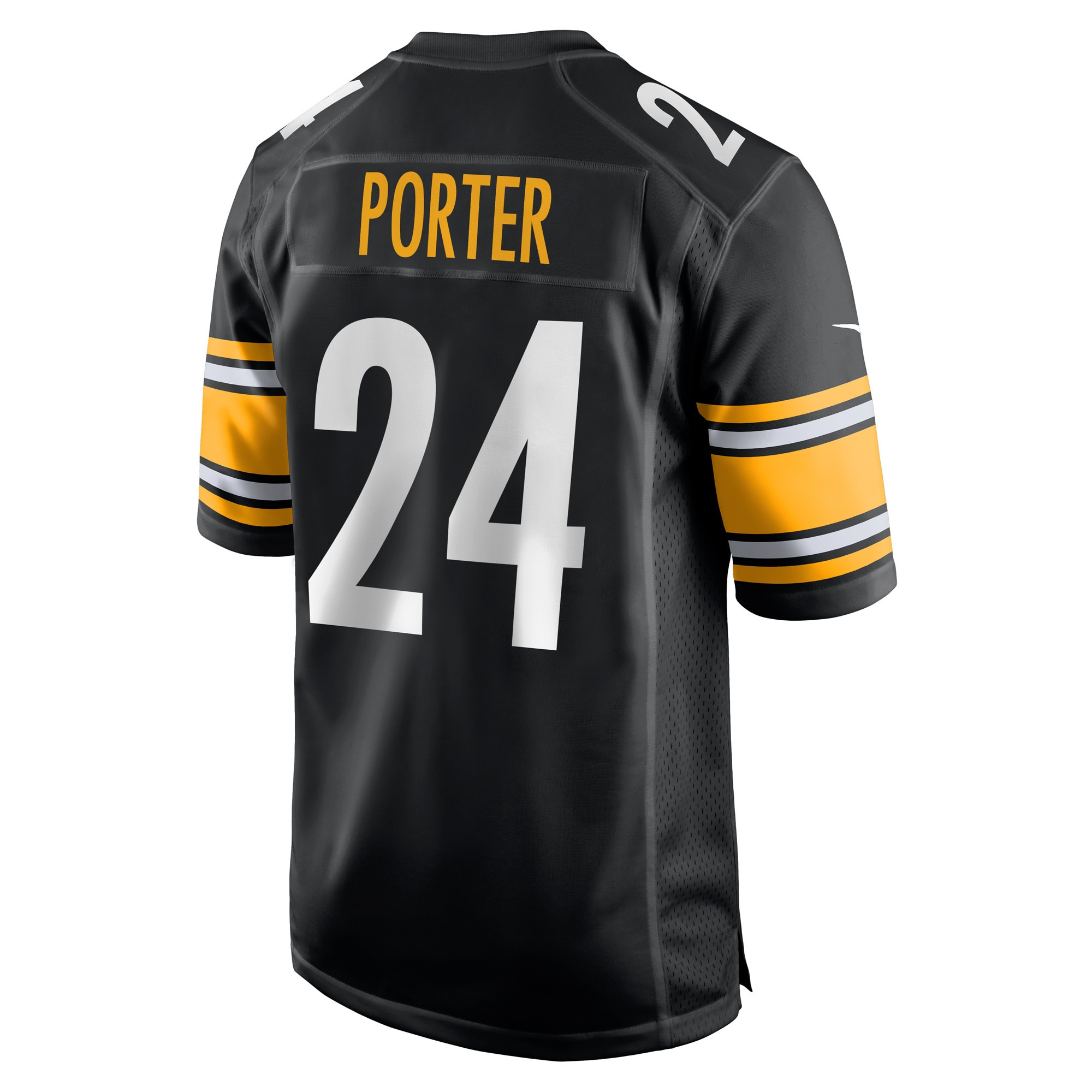 Joey Porter Jr. 24 Pittsburgh Steelers 2023 NFL Draft Game Stitched Jersey – Black