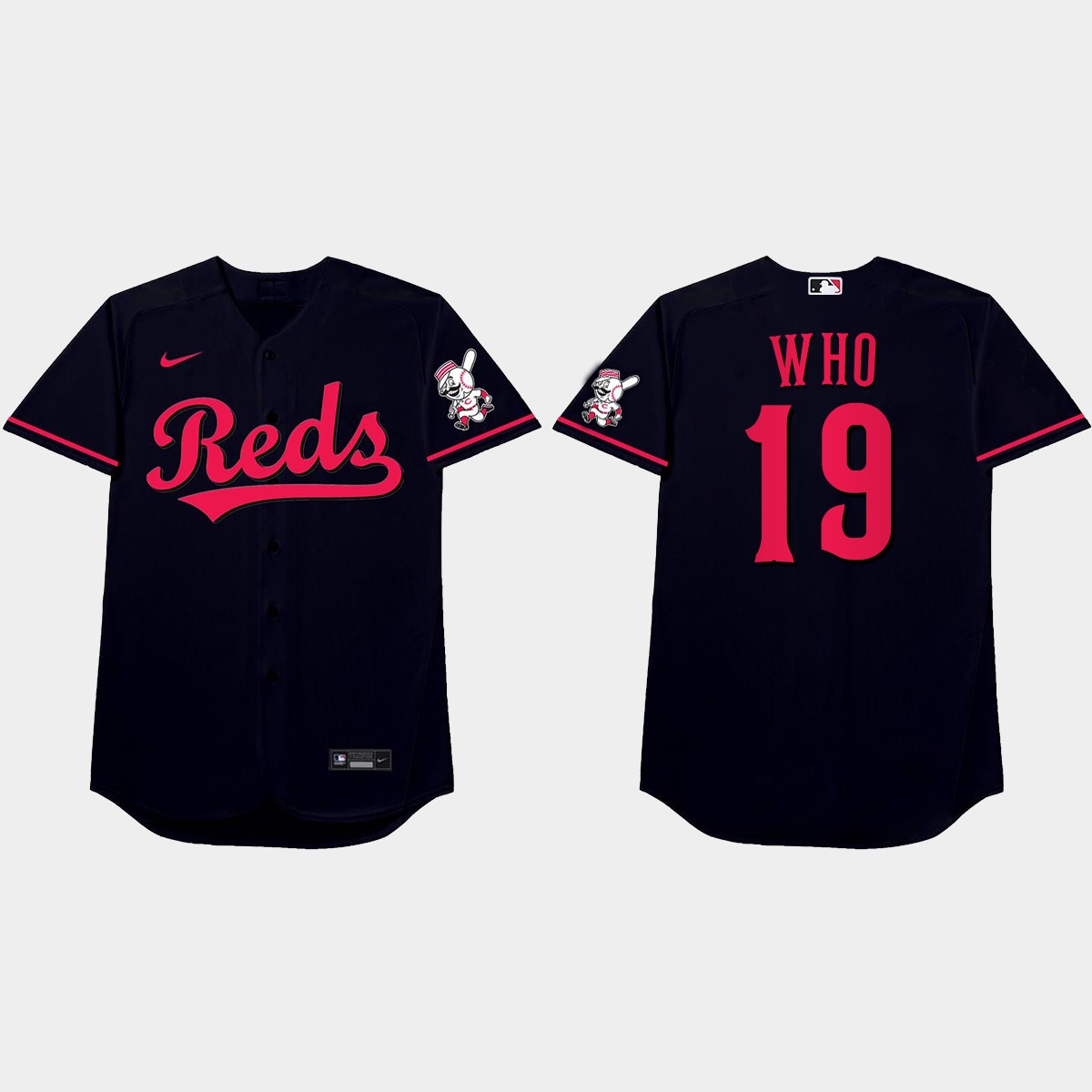 Joey Votto 2021 Players' Weekend Who Nickname Jersey - Black