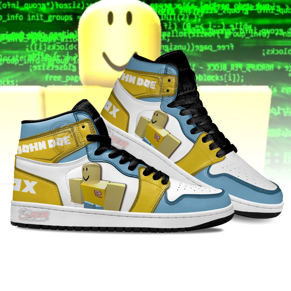 John Doe Roblox JD Sneakers Shoes For Fans, Air Jordan Hightop