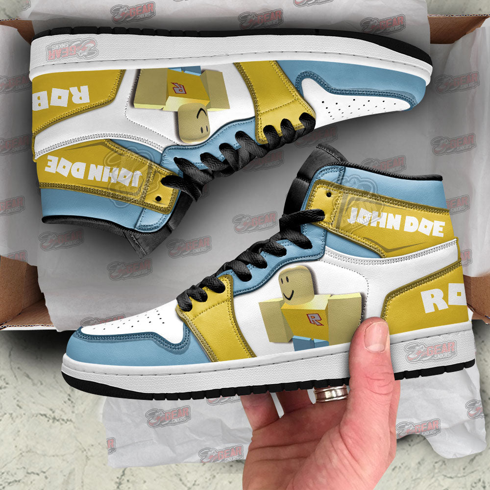 John Doe Roblox JD Sneakers Shoes For Fans, Air Jordan Hightop