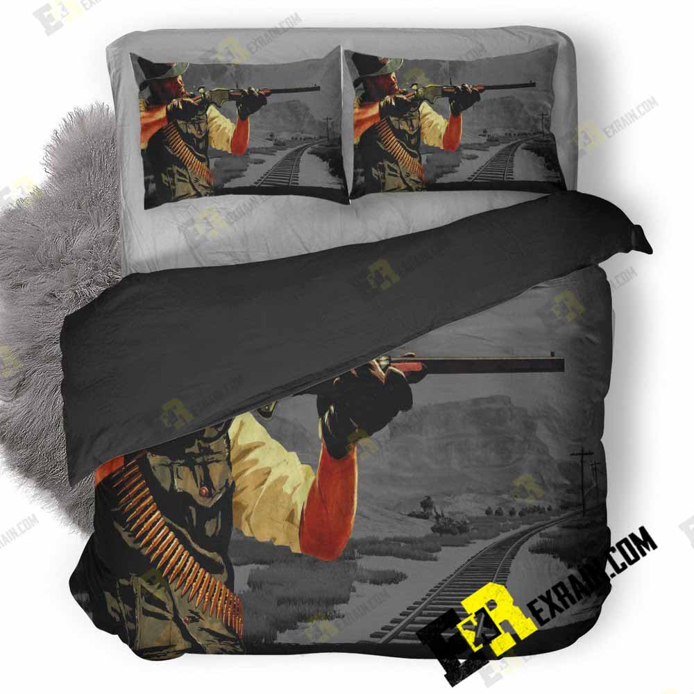 John Marston Red Dead Redemption Ta 3D Customized Duvet Cover Bedding Set