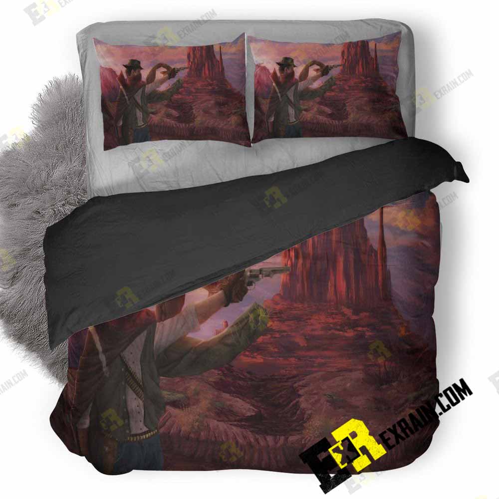 John Marston Red Dead Redemption Tz 3D Customized Duvet Cover Bedding Set