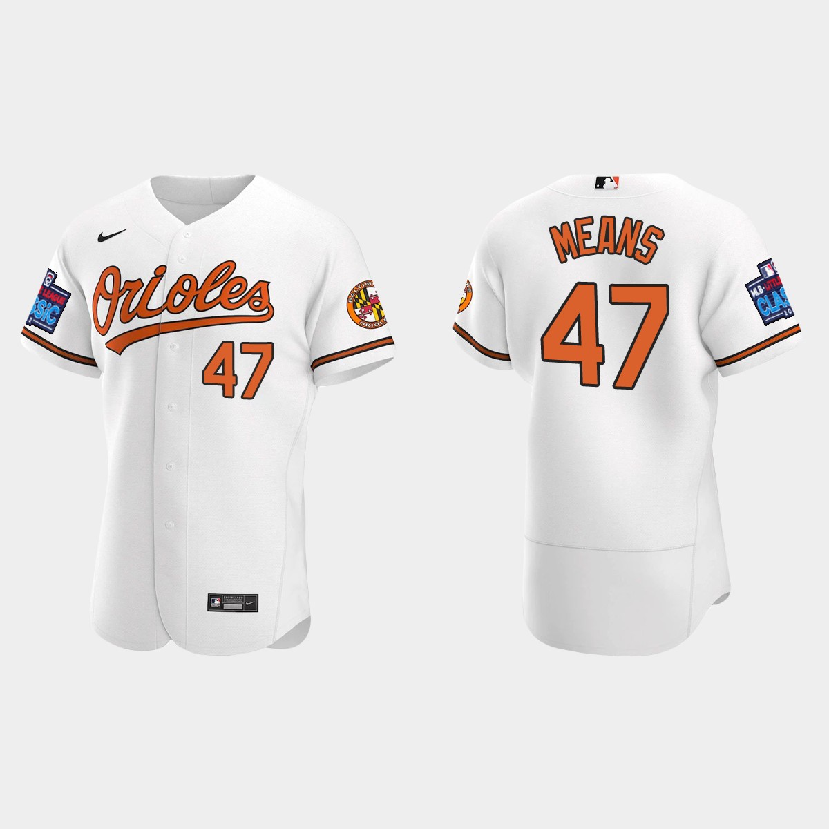 John Means Baltimore Orioles 2022 Little League Classic Jersey - White