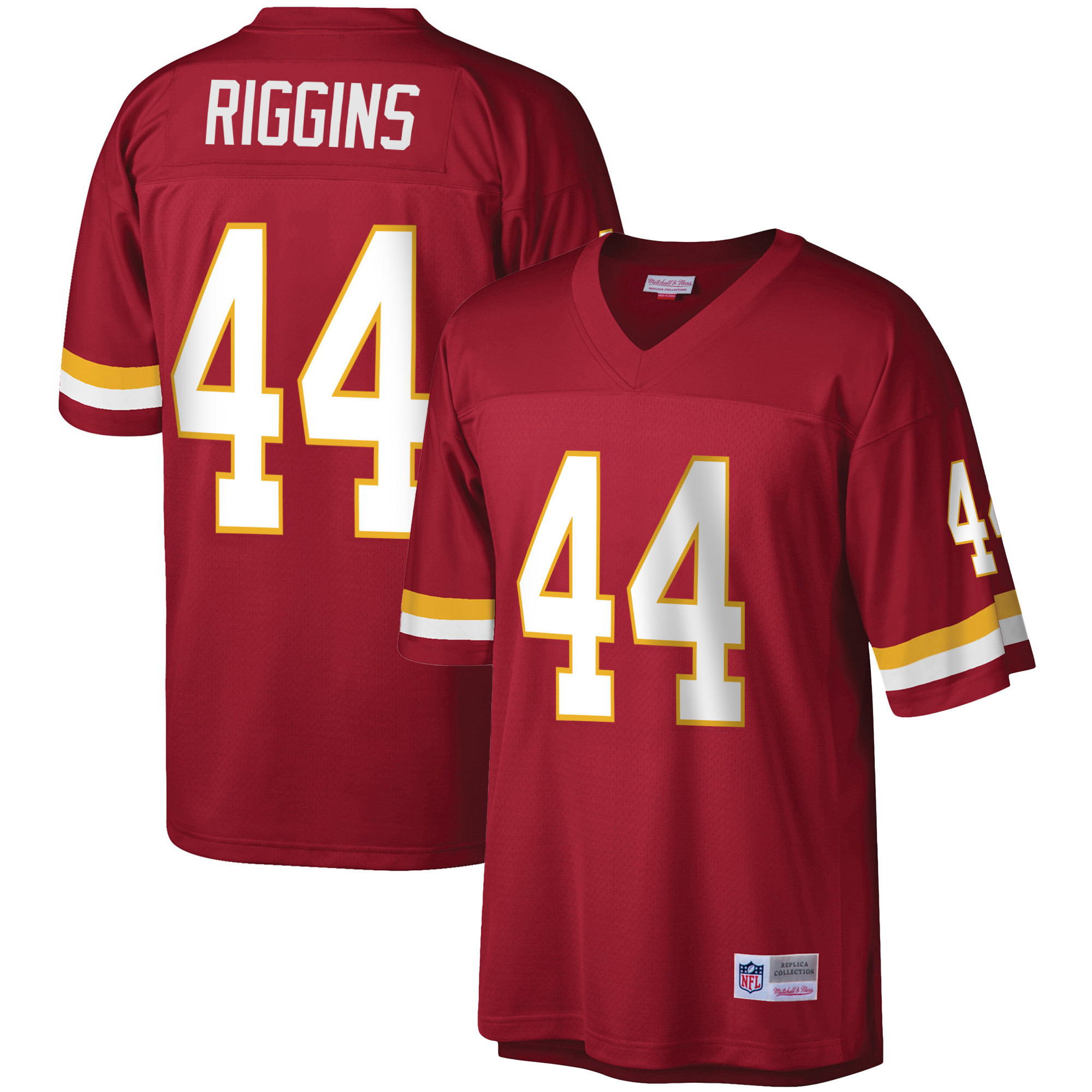 John Riggins Men's Washington Commanders Big & Tall Legacy Burgundy Jersey - All Stitched 