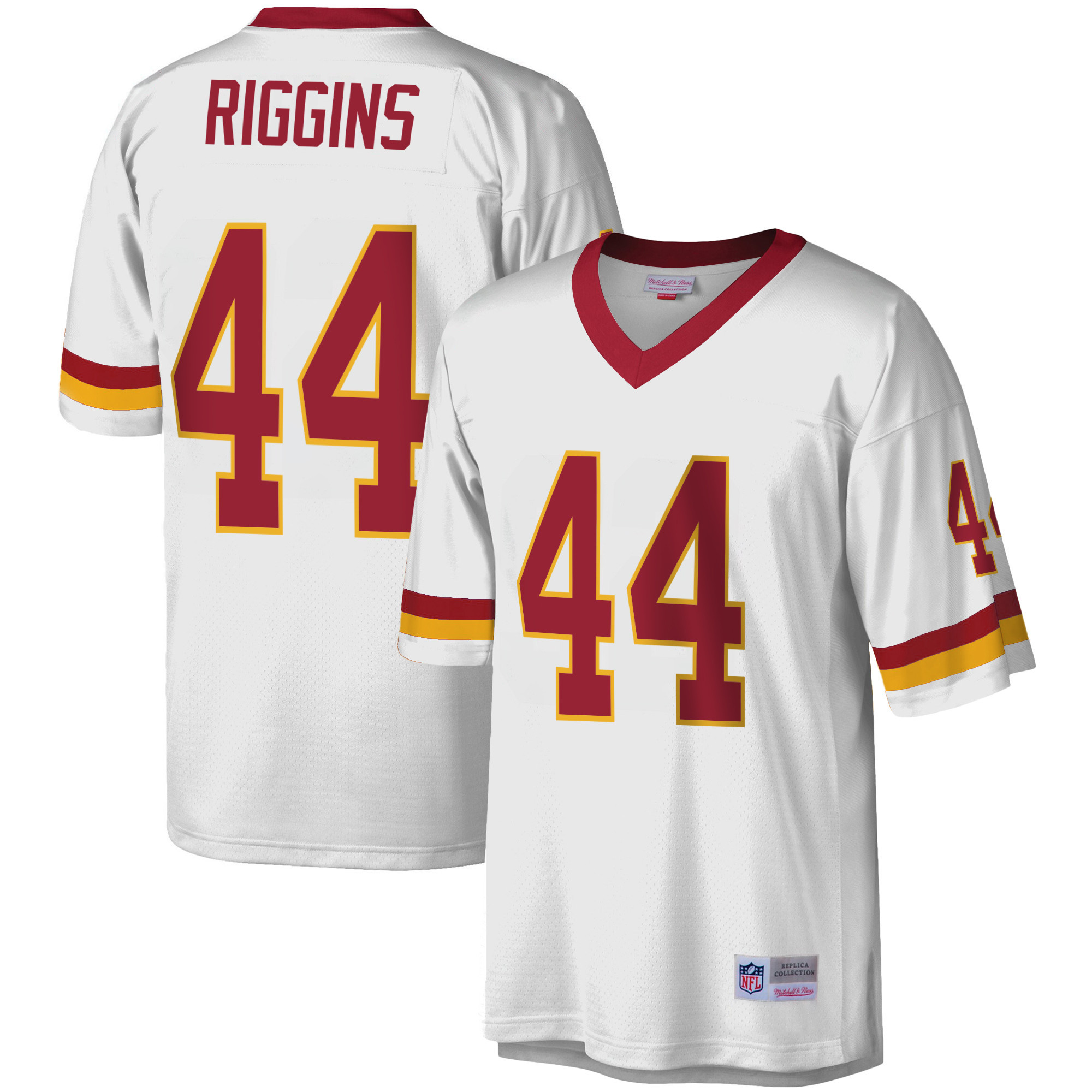 John Riggins Men's Washington Commanders Big & Tall Legacy White Jersey - All Stitched 