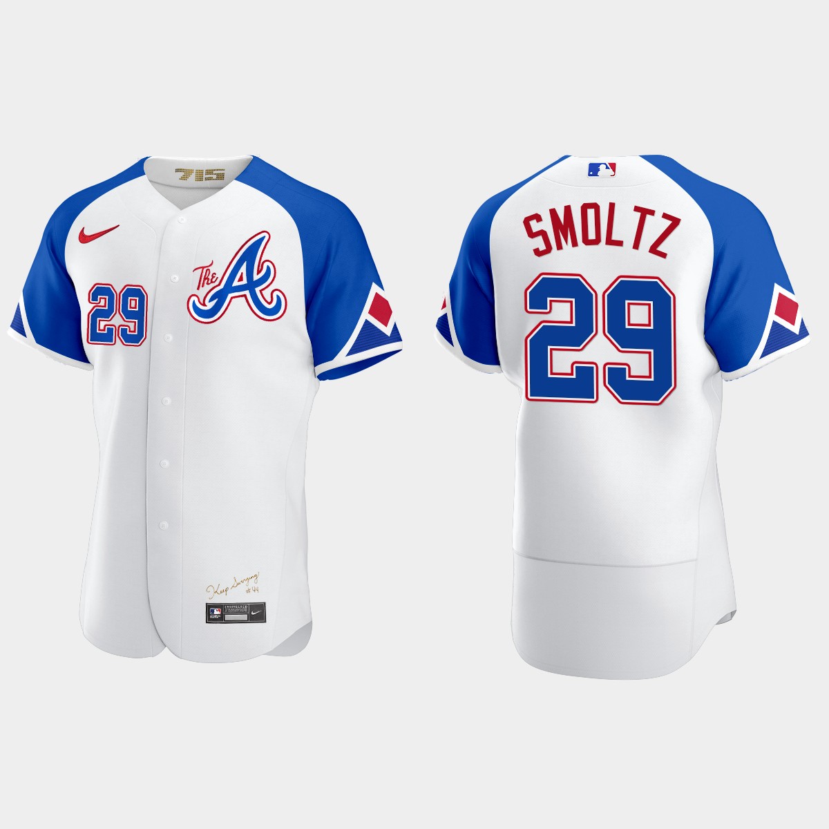 John Smoltz Atlanta Braves City Connect Jersey - White