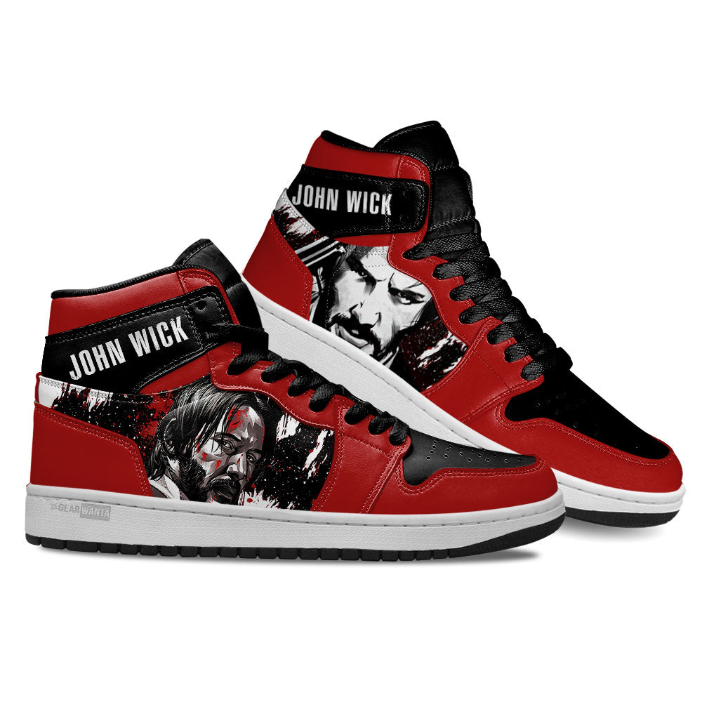 John Wick J1 Sneakers For Movies Fans, Air Jordan Hightop