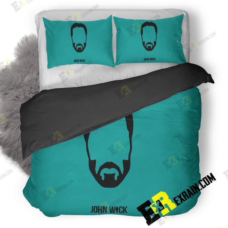 John Wick Minimalism N1 3D Customized Duvet Cover Bedding Set