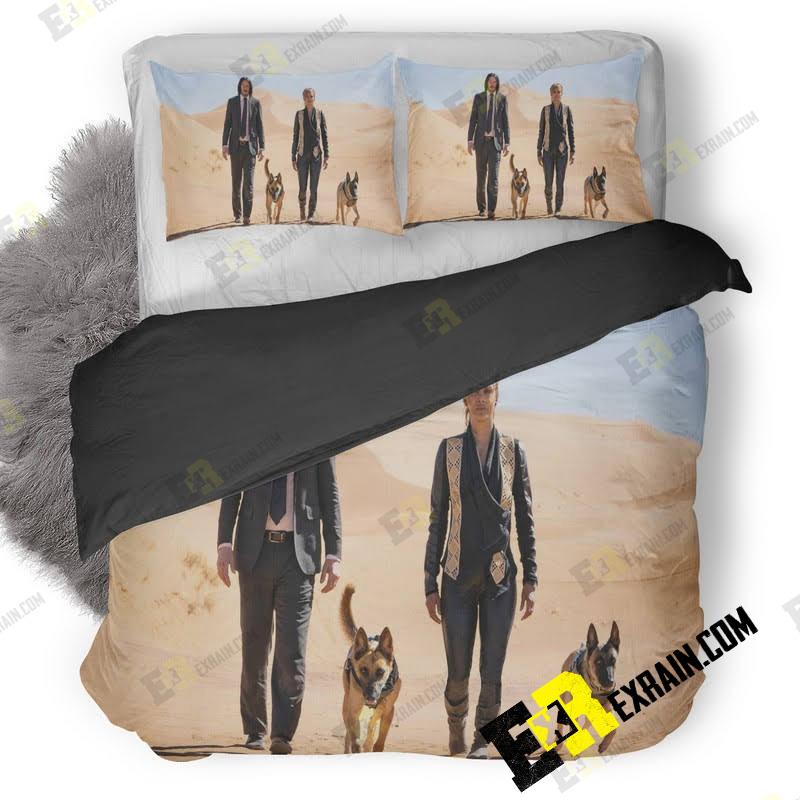 John Wick Movie Halle Berry F9 3D Customized Duvet Cover Bedding Set