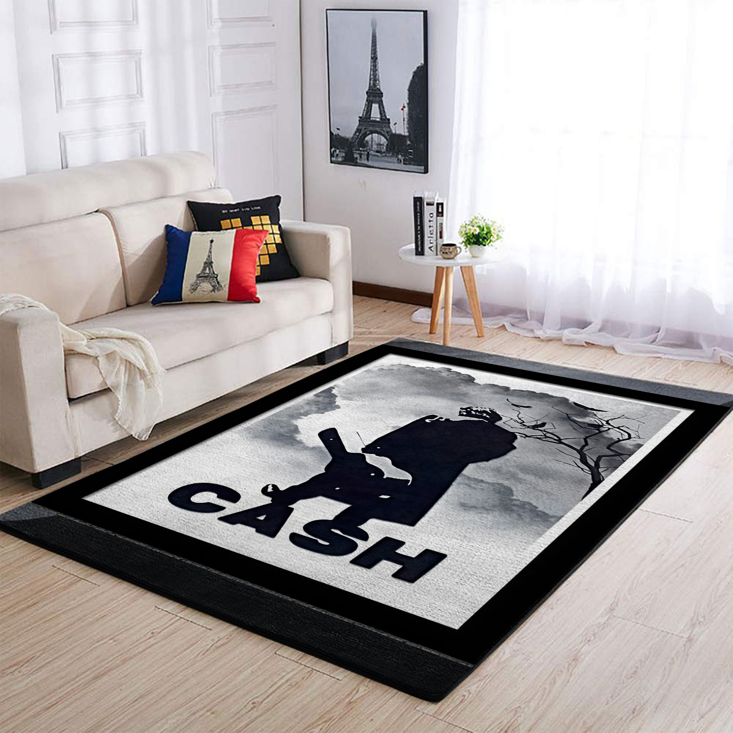 Johnny Cash Original Minimalist Rectangle Rug