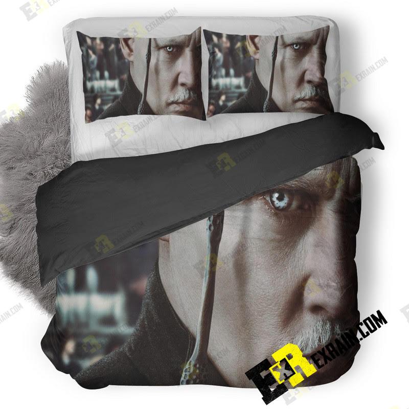 Johnny Depp As Gellert Grindelwald In Fantastic Beasts The Crimes Of Grindlewald 0H 3D Customized Duvet Cover Bedding Set